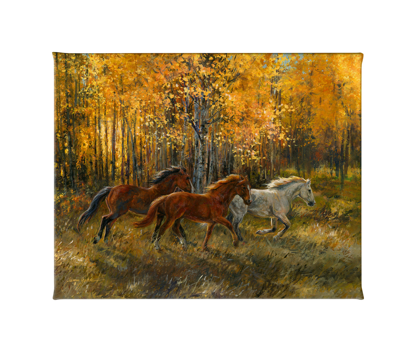 The Golden Hour - 19" x 24" Gallery Wrapped Canvas