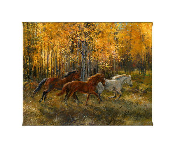 The Golden Hour - 19" x 24" Gallery Wrapped Canvas