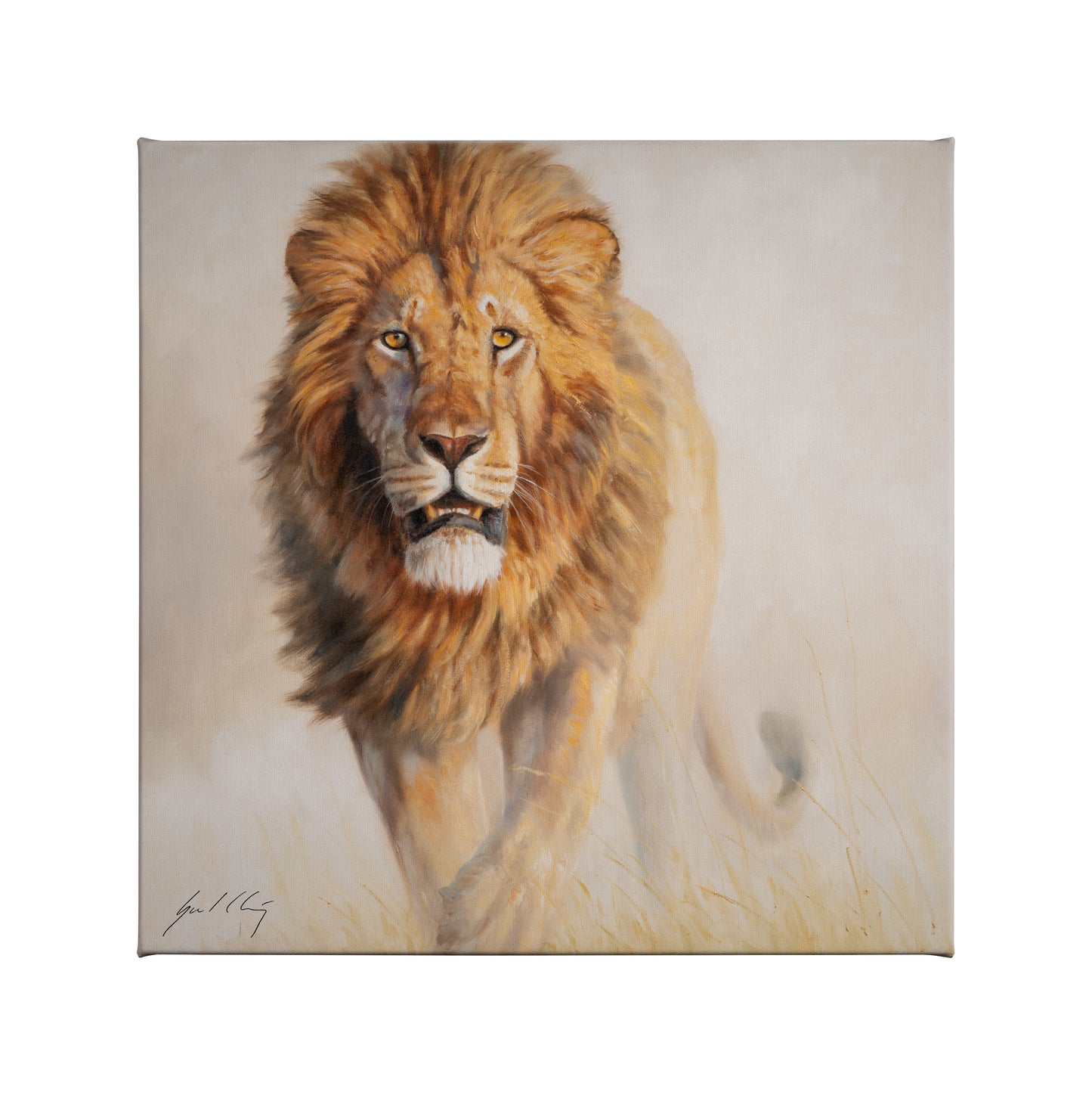 Joining the Hunt - 14" x 14" Gallery Wrapped Canvas