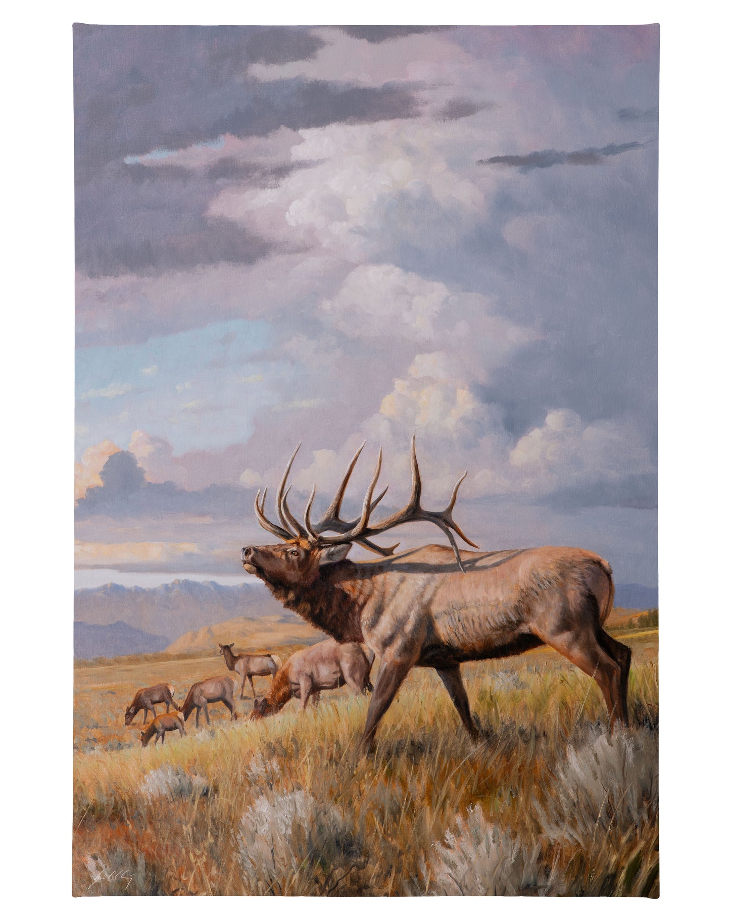 Western Vista - 36" x 24" Gallery Wrapped Canvas