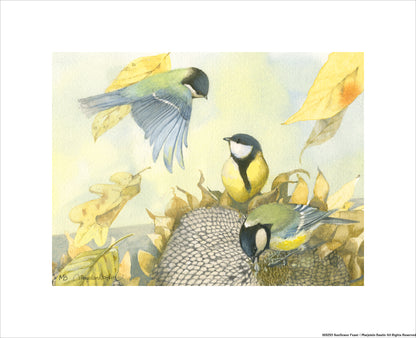 Sunflower Feast - Art Prints