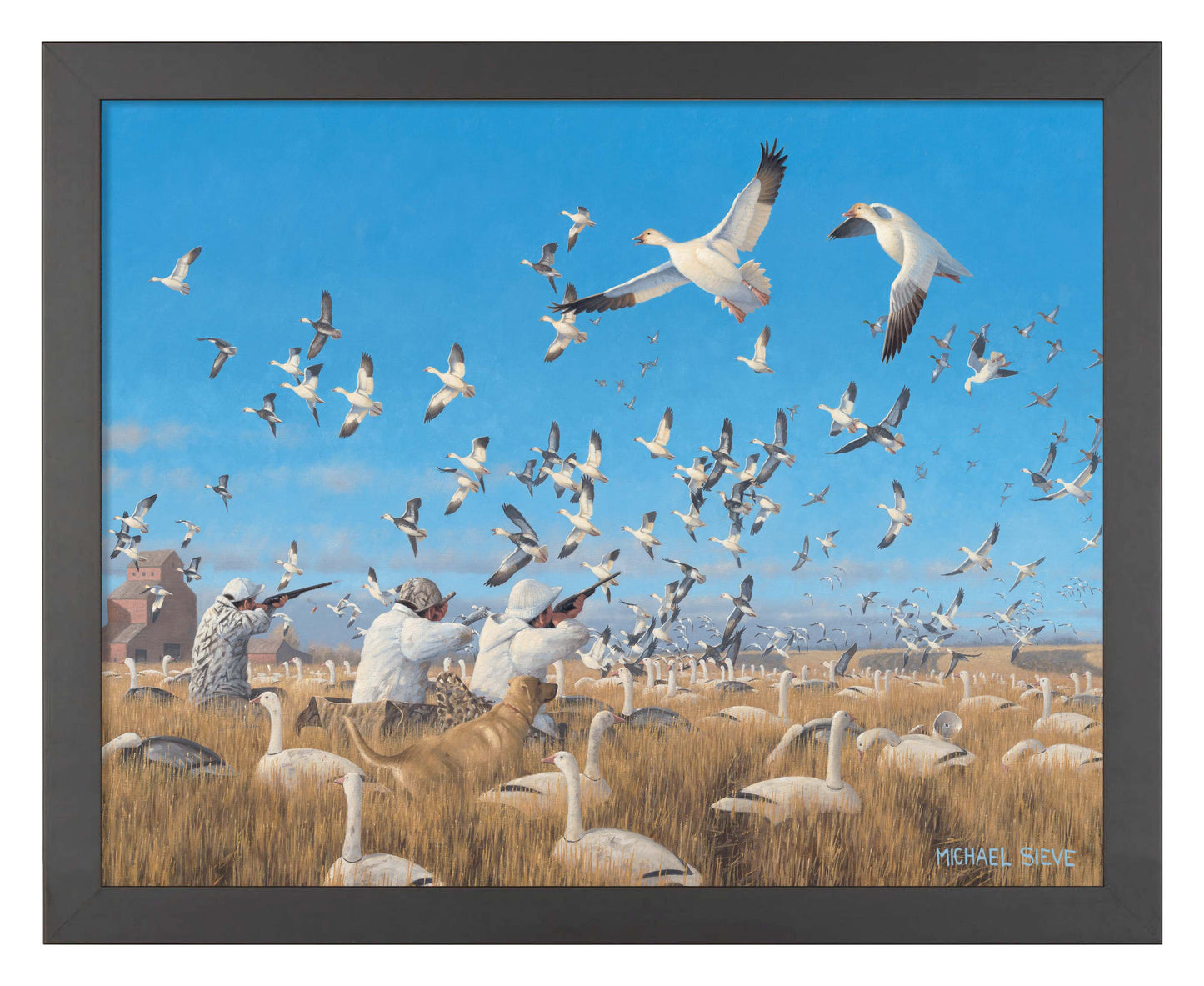 Springtime Snows - Snow Goose Hunters - Art Prints