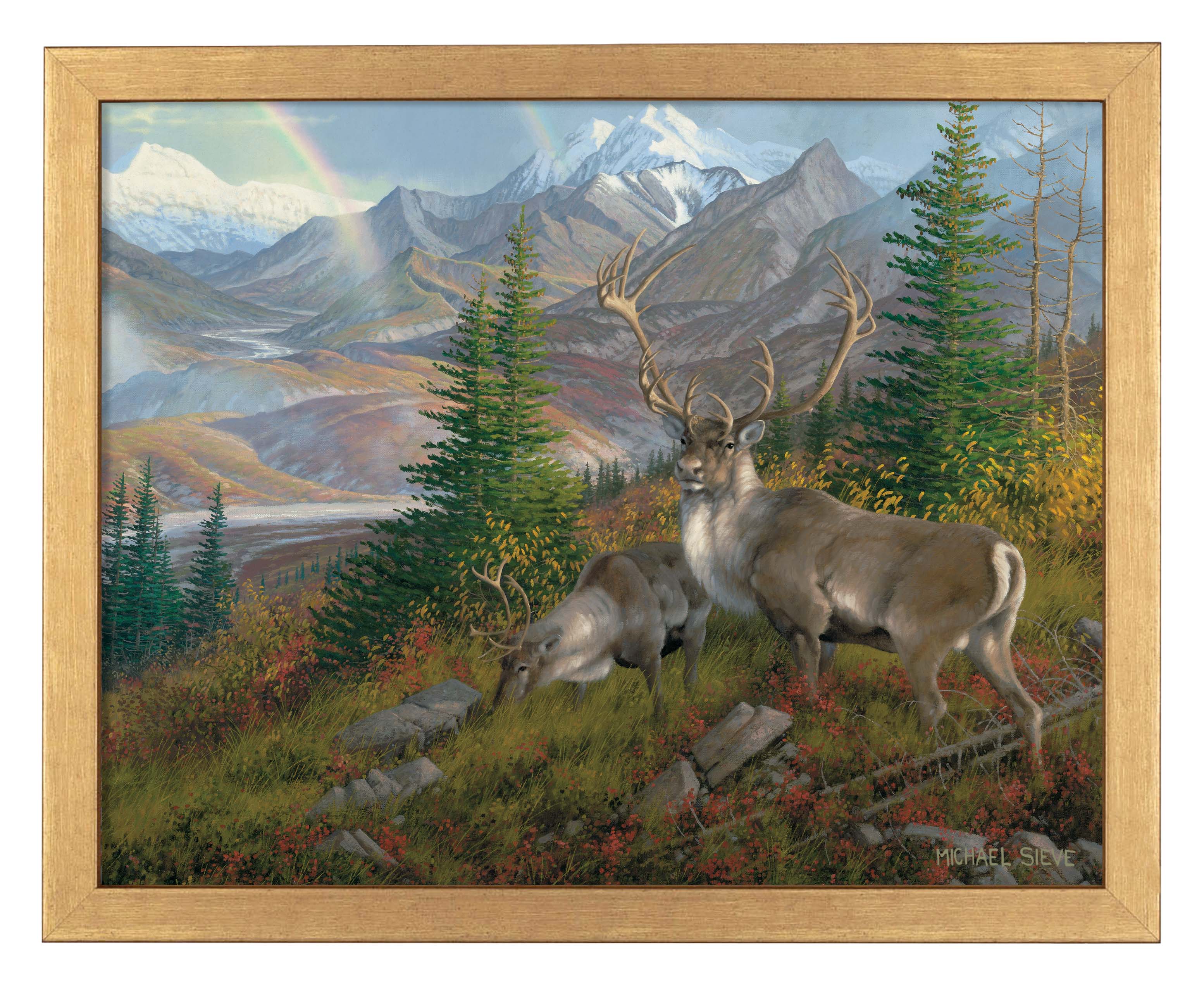 The Great One - Caribou - Art Prints Art Prints from Wild Wings