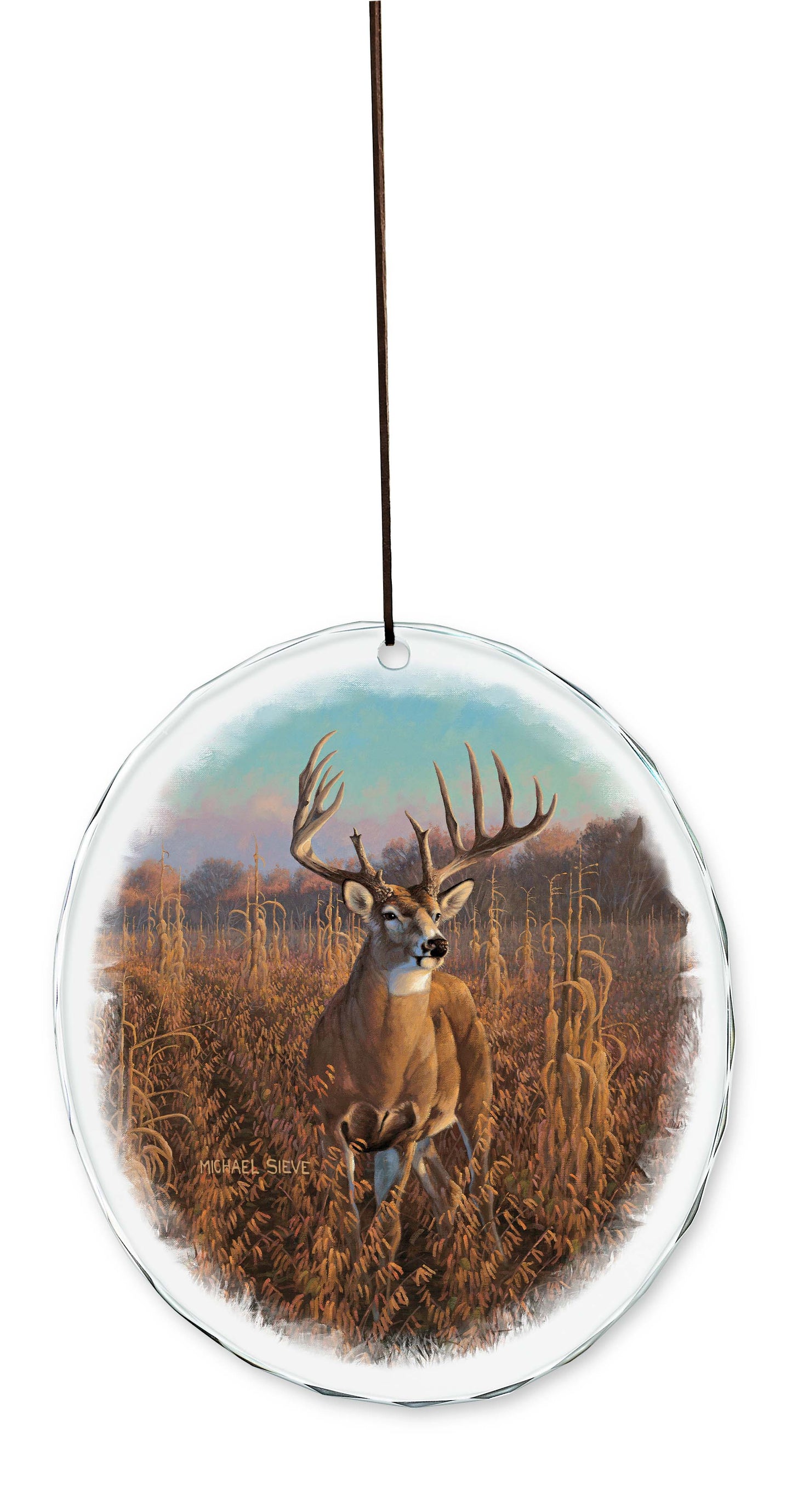 Beanfield Buck Whitetail Deer - Suncatcher