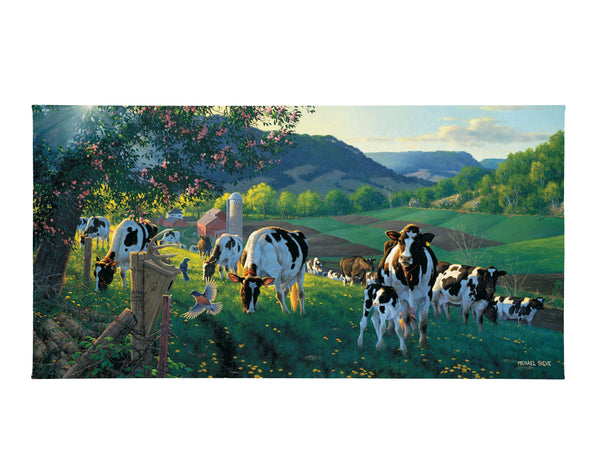 God's Country - Cows - 16" x 31" Gallery Wrapped Canvas