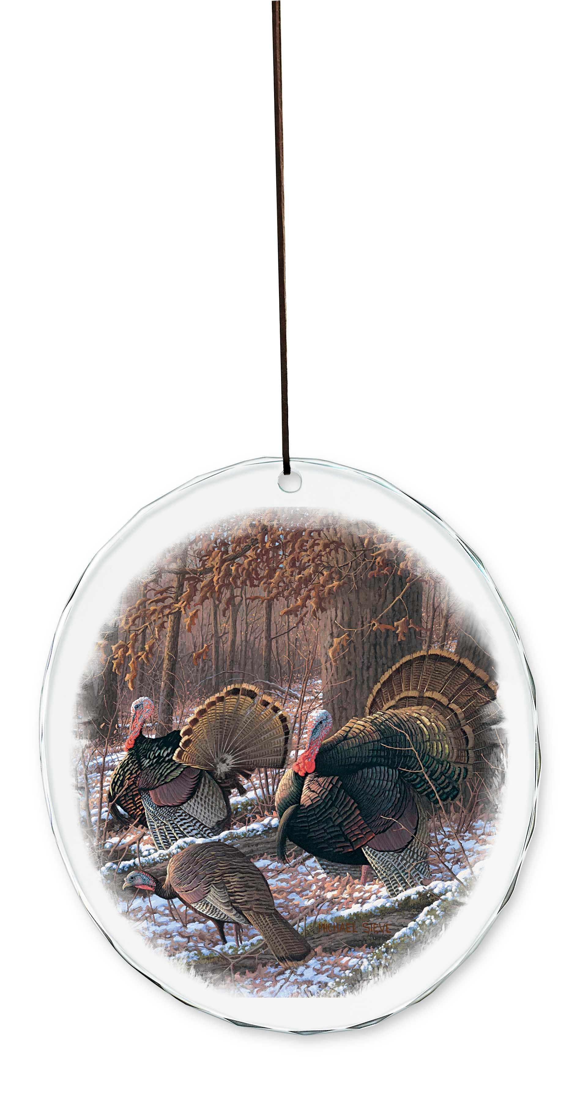 Wild Wings Thinkin Spring Turkeys Suncatcher