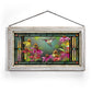 Ruby in Echinacea - Stained Glass Art
