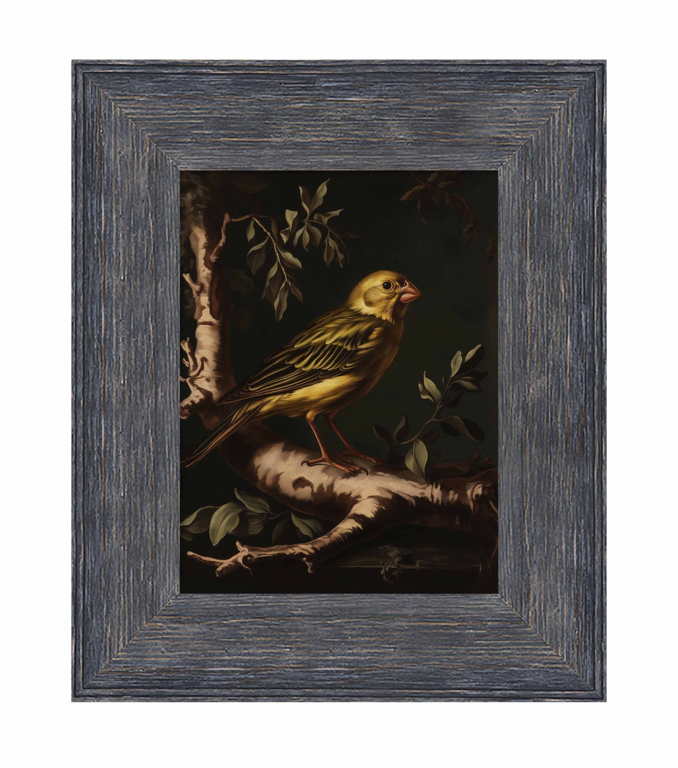 Radiant Melody - Yellow Warbler in Verdant Haven - Limited Edition Canvas