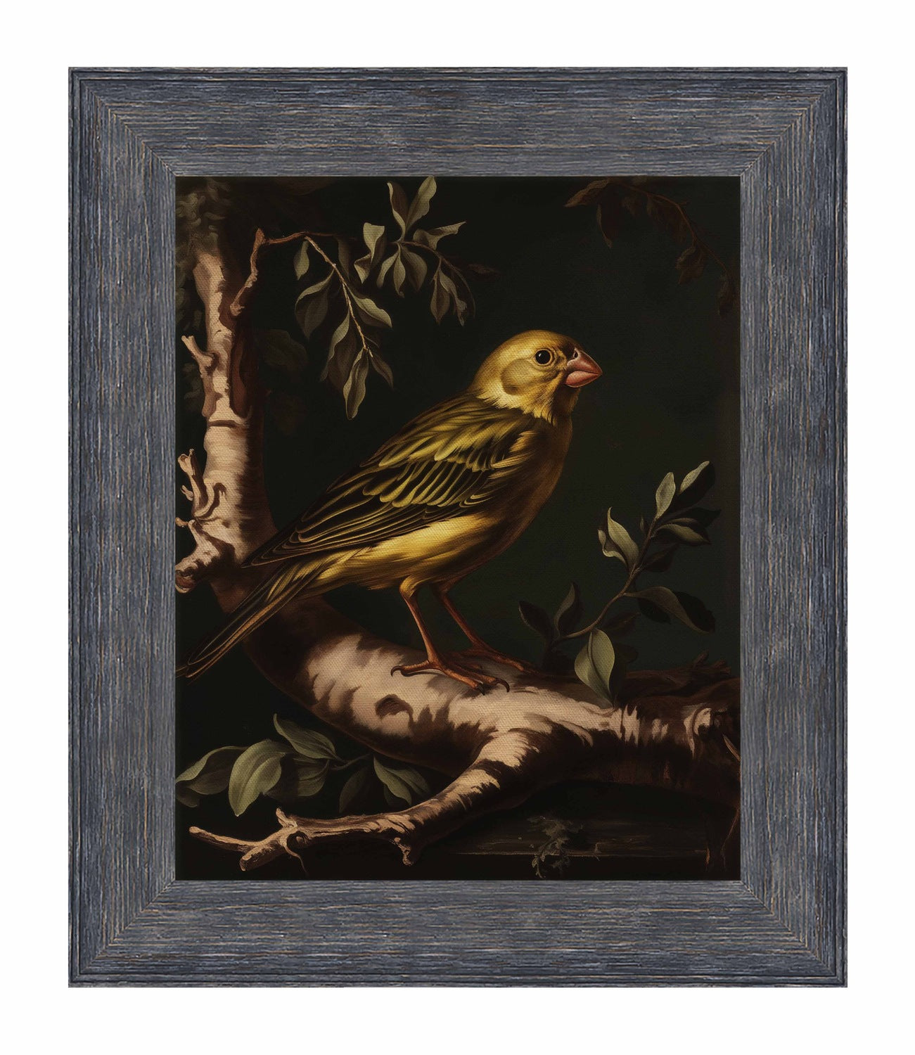 Radiant Melody - Yellow Warbler in Verdant Haven - Limited Edition Canvas