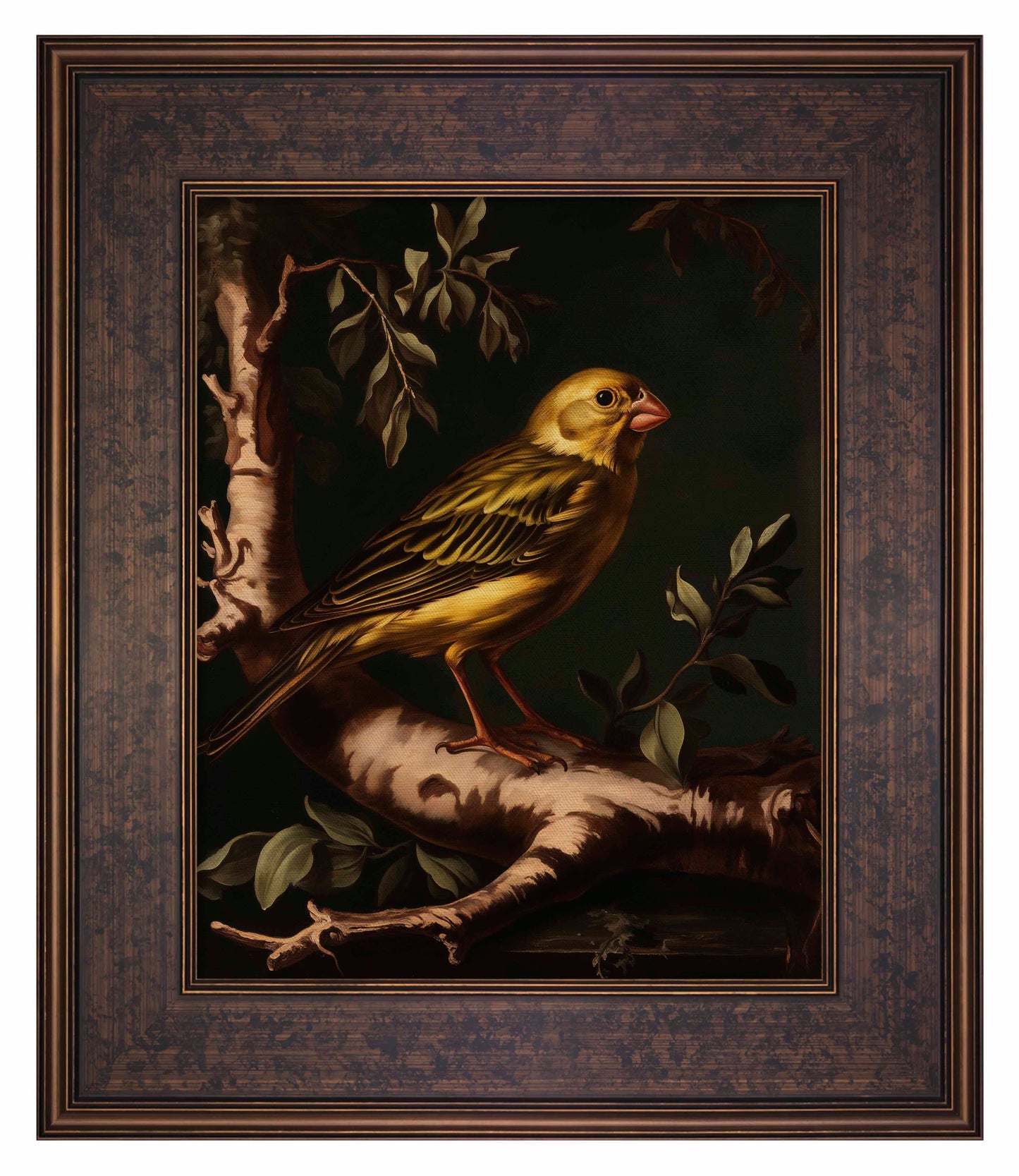 172897 CNF Radiant Melody - Yellow Warbler in Verdant Haven 16X20 SN ED_SIZE 95 Canvas  FRMD GALLERY BRONZE 4 1_8_ OMEGA-80993.jpg
