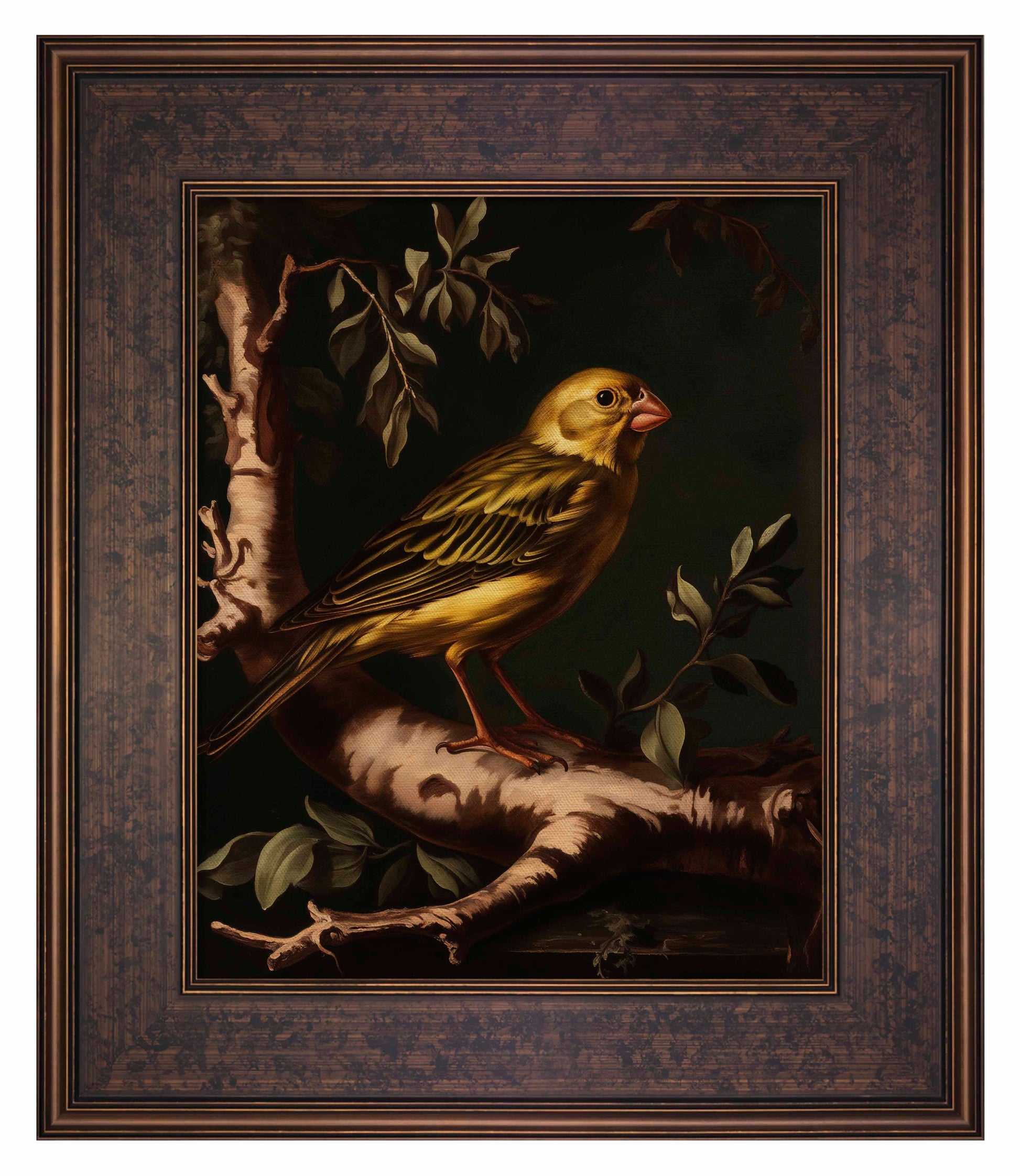 172897 CNF Radiant Melody - Yellow Warbler in Verdant Haven 16X20 SN ED_SIZE 95 Canvas  FRMD GALLERY BRONZE 4 1_8_ OMEGA-80993.jpg