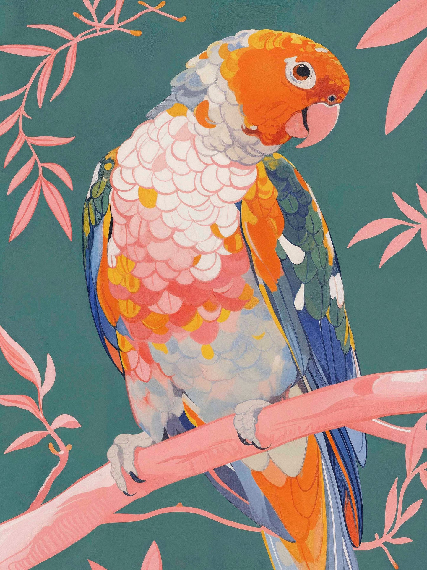 173013_CNU Prismatic Perch - Sun Conure in Dreamy Grove 9X12 SN ED_SIZE 95.jpg