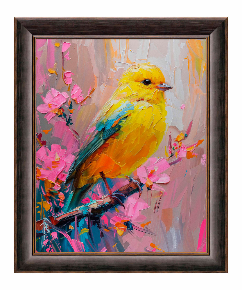 Sunlit Song - Warbler - Limited Edition Canvas