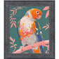 Prismatic Perch - Sun Conure in Dreamy Grove - Limited Edition Canvas