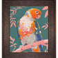 Prismatic Perch - Sun Conure in Dreamy Grove - Limited Edition Canvas
