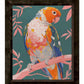 Prismatic Perch - Sun Conure in Dreamy Grove - Limited Edition Canvas