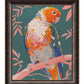 Prismatic Perch - Sun Conure in Dreamy Grove - Limited Edition Canvas