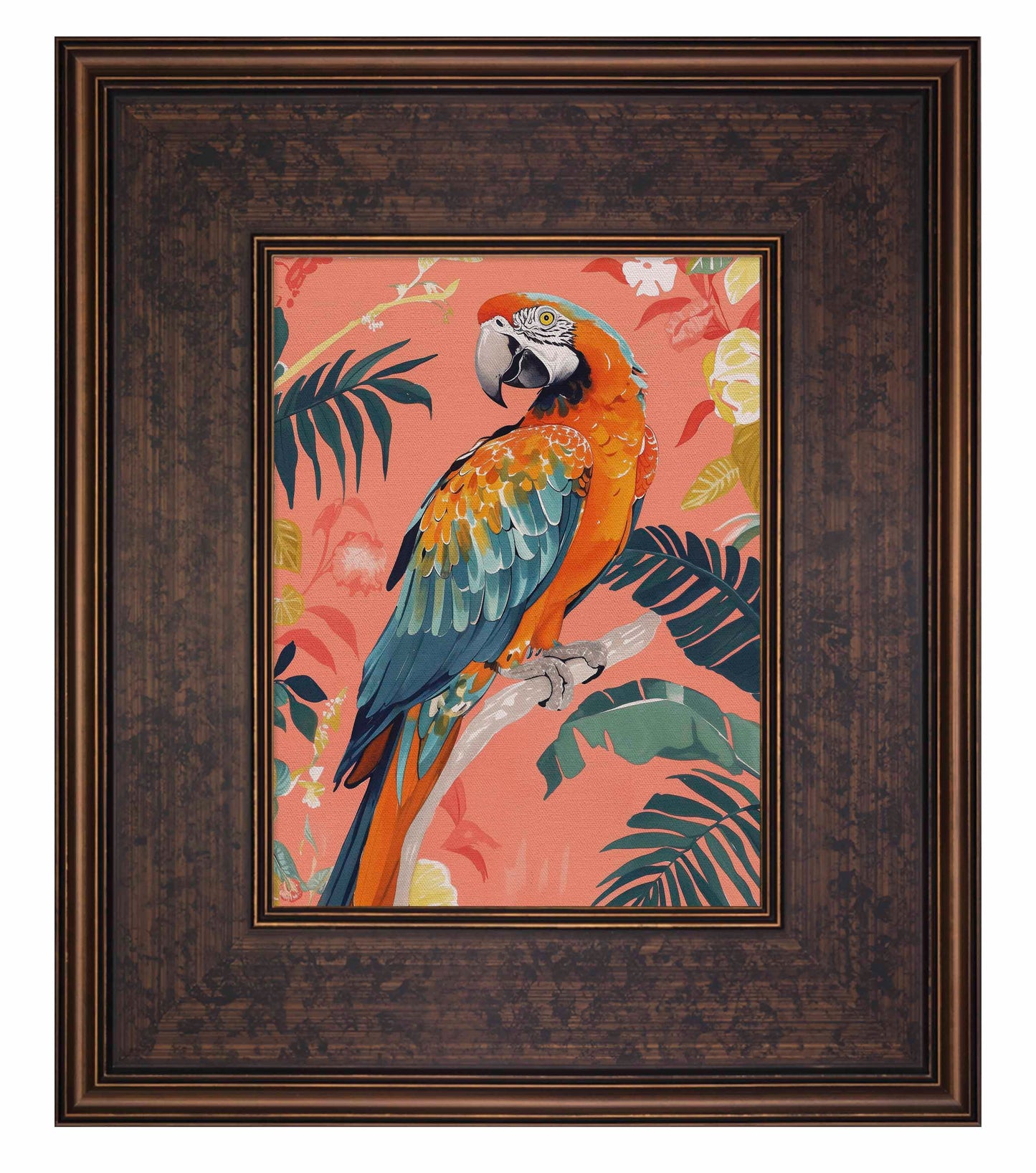 Vibrant Echoes - Macaw - Limited Edition Canvas