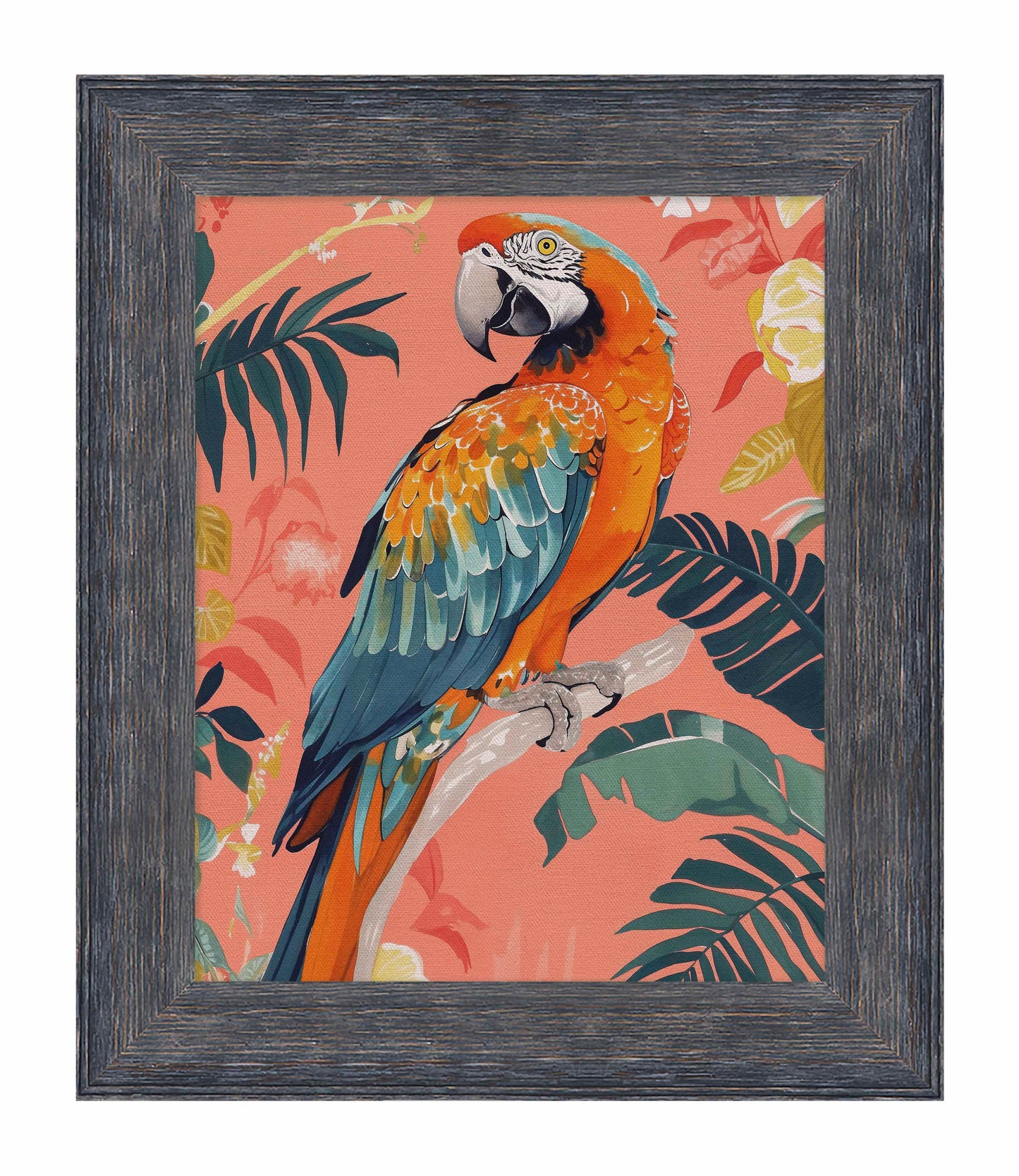 Vibrant Echoes - Macaw - Limited Edition Canvas