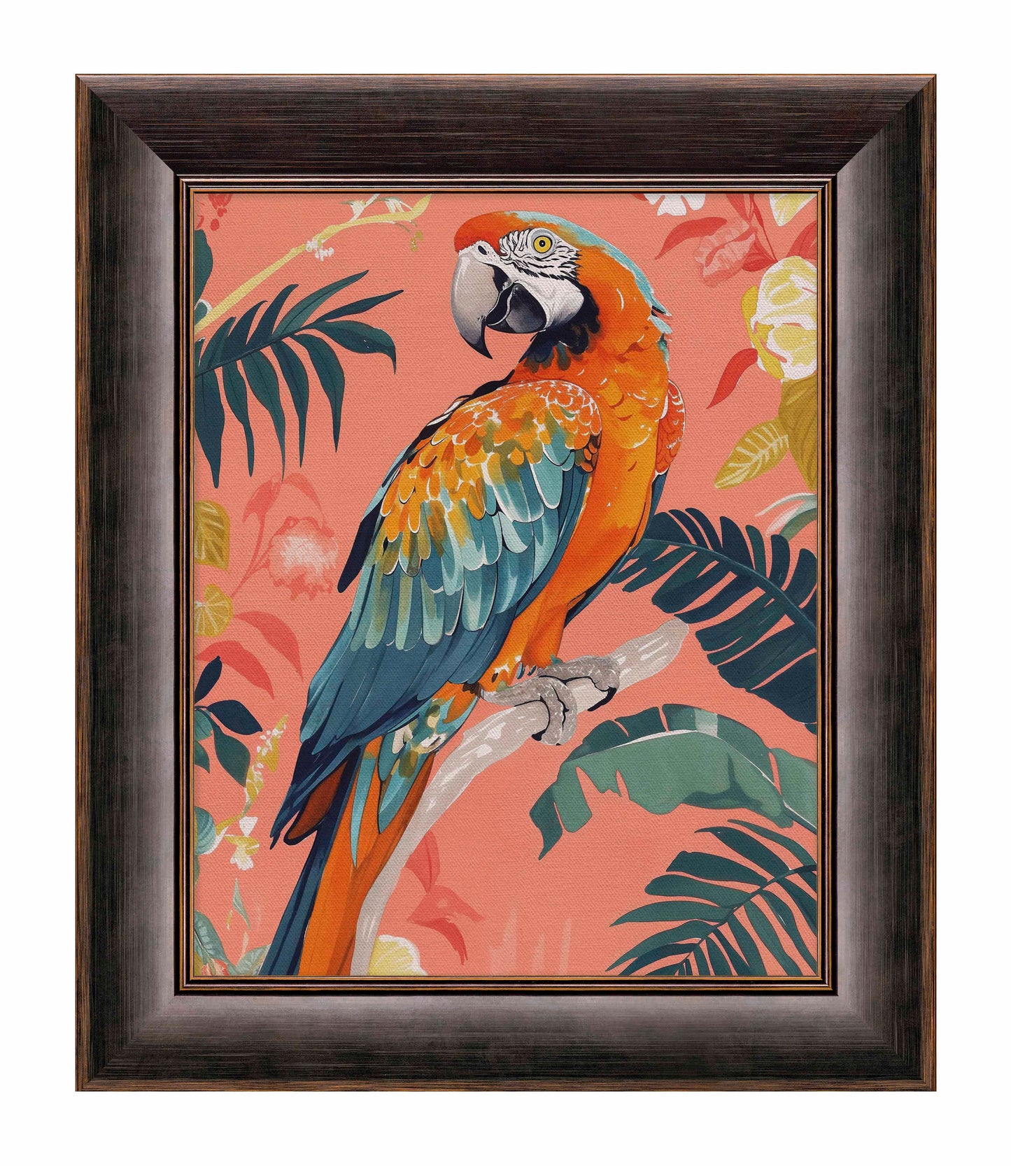 Vibrant Echoes - Macaw - Limited Edition Canvas