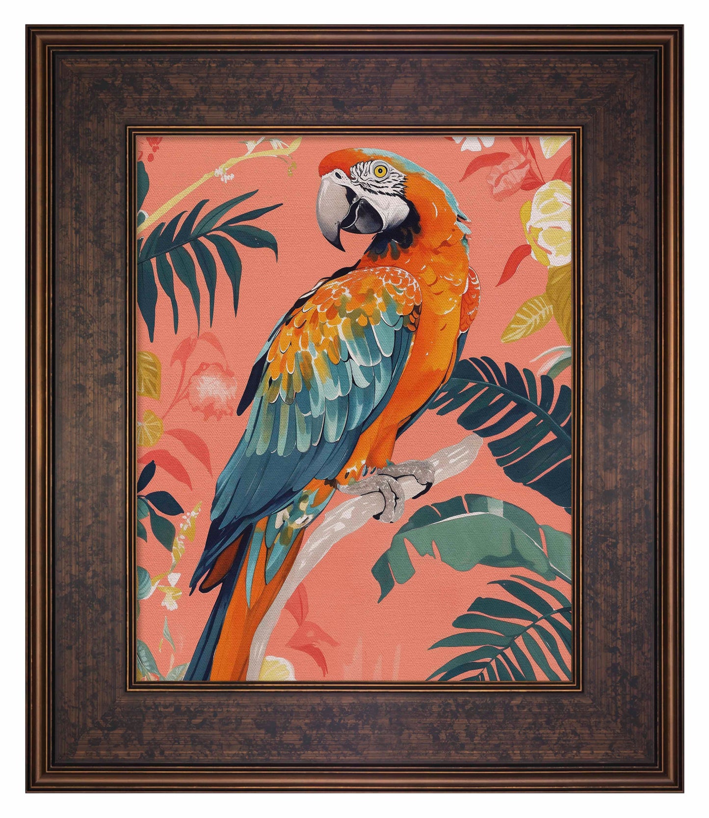 Vibrant Echoes - Macaw - Limited Edition Canvas