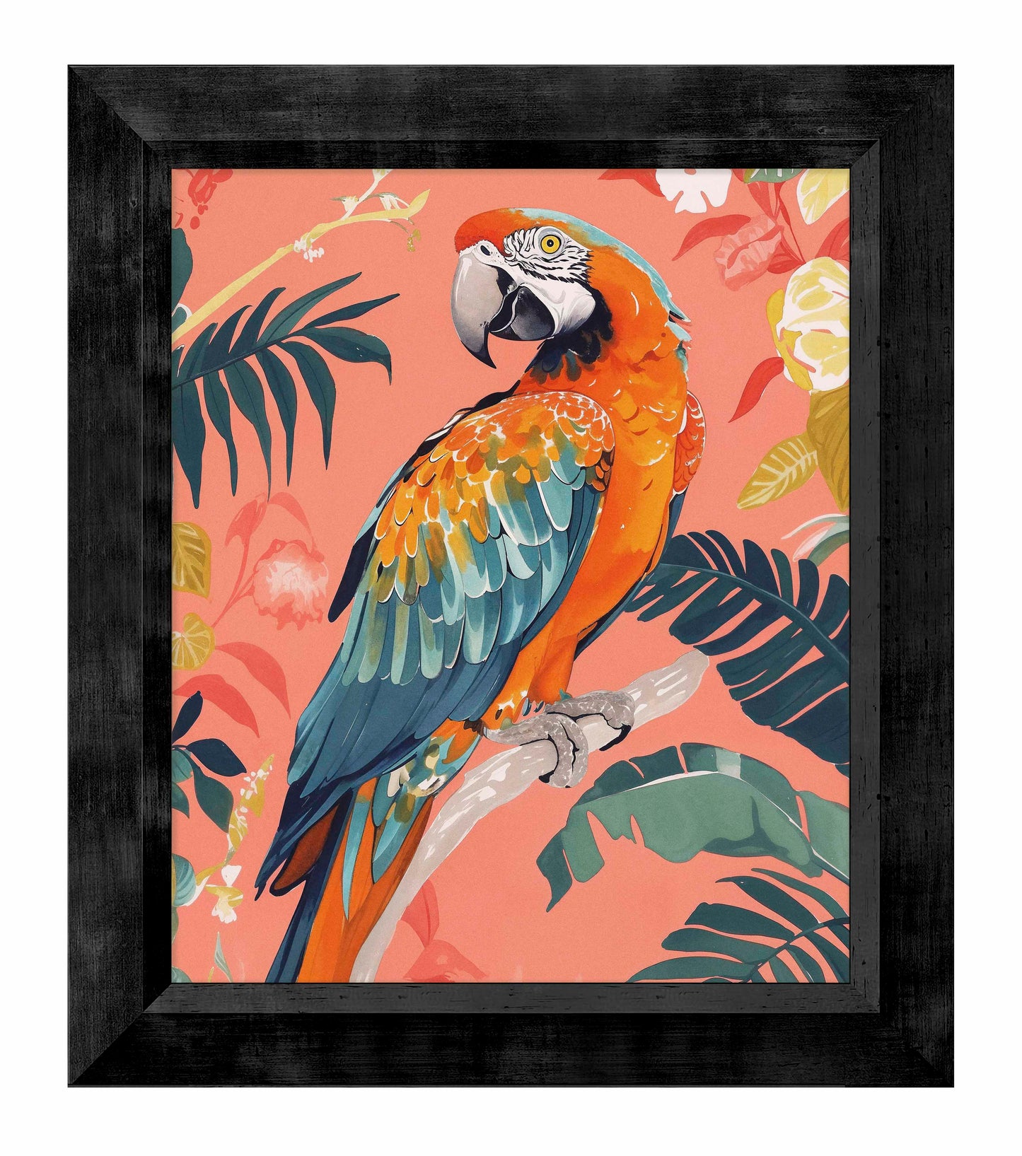 Vibrant Echoes - Macaw - Limited Edition Canvas