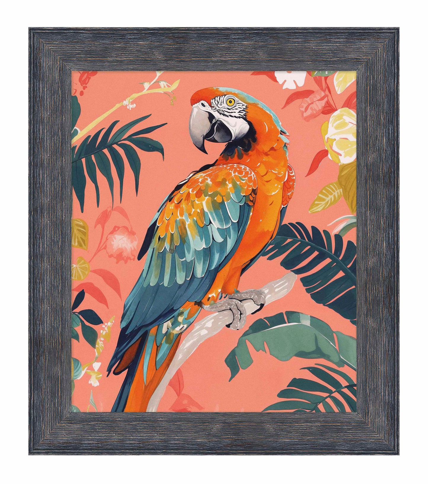 Vibrant Echoes - Macaw - Limited Edition Canvas