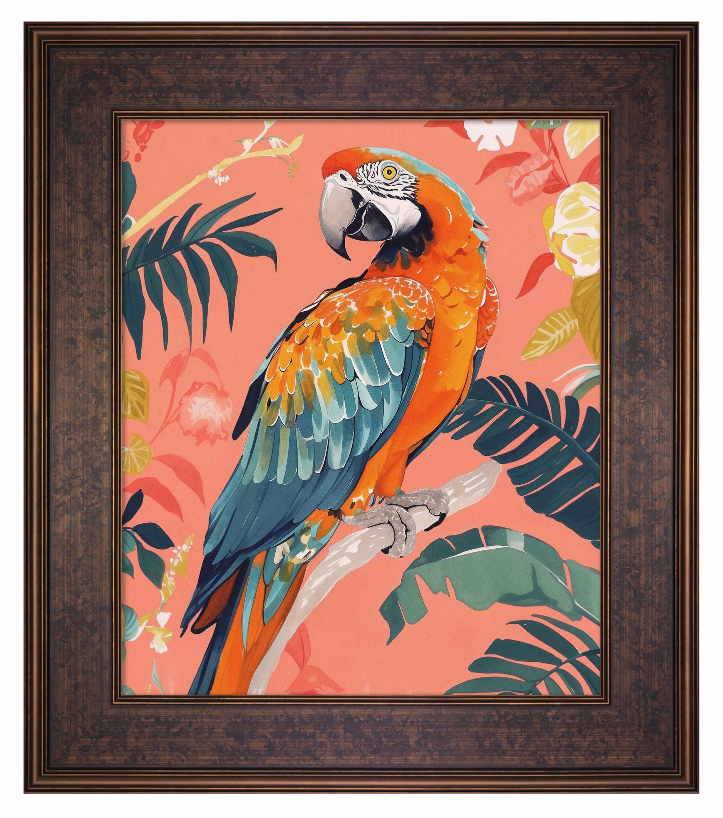 Vibrant Echoes - Macaw - Limited Edition Canvas