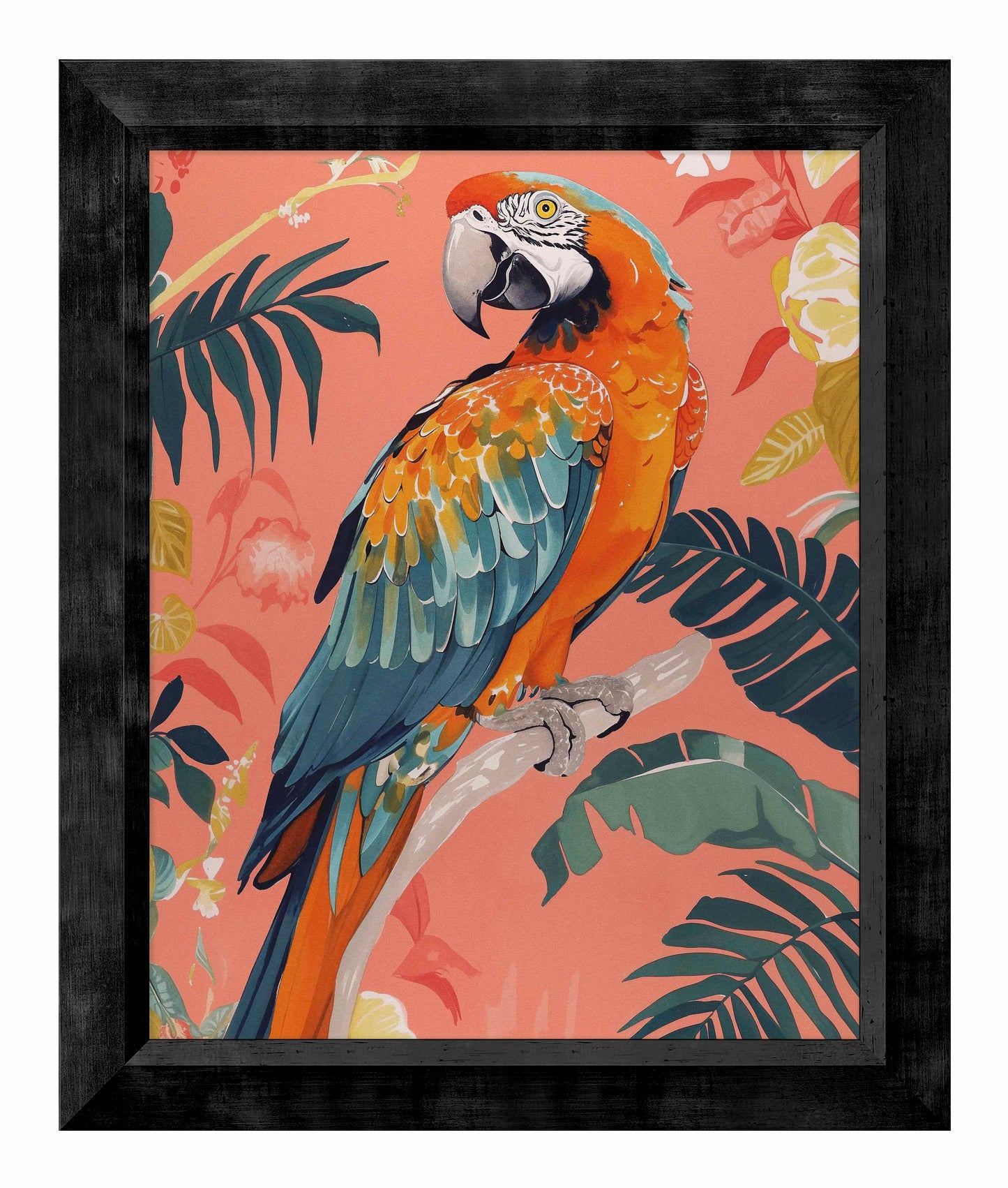 Vibrant Echoes - Macaw - Limited Edition Canvas