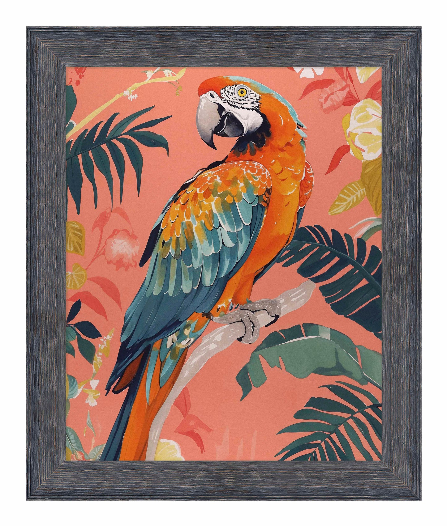 Vibrant Echoes - Macaw - Limited Edition Canvas