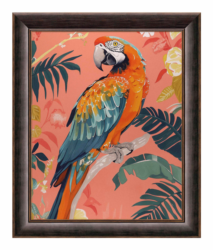 Vibrant Echoes - Macaw - Limited Edition Canvas