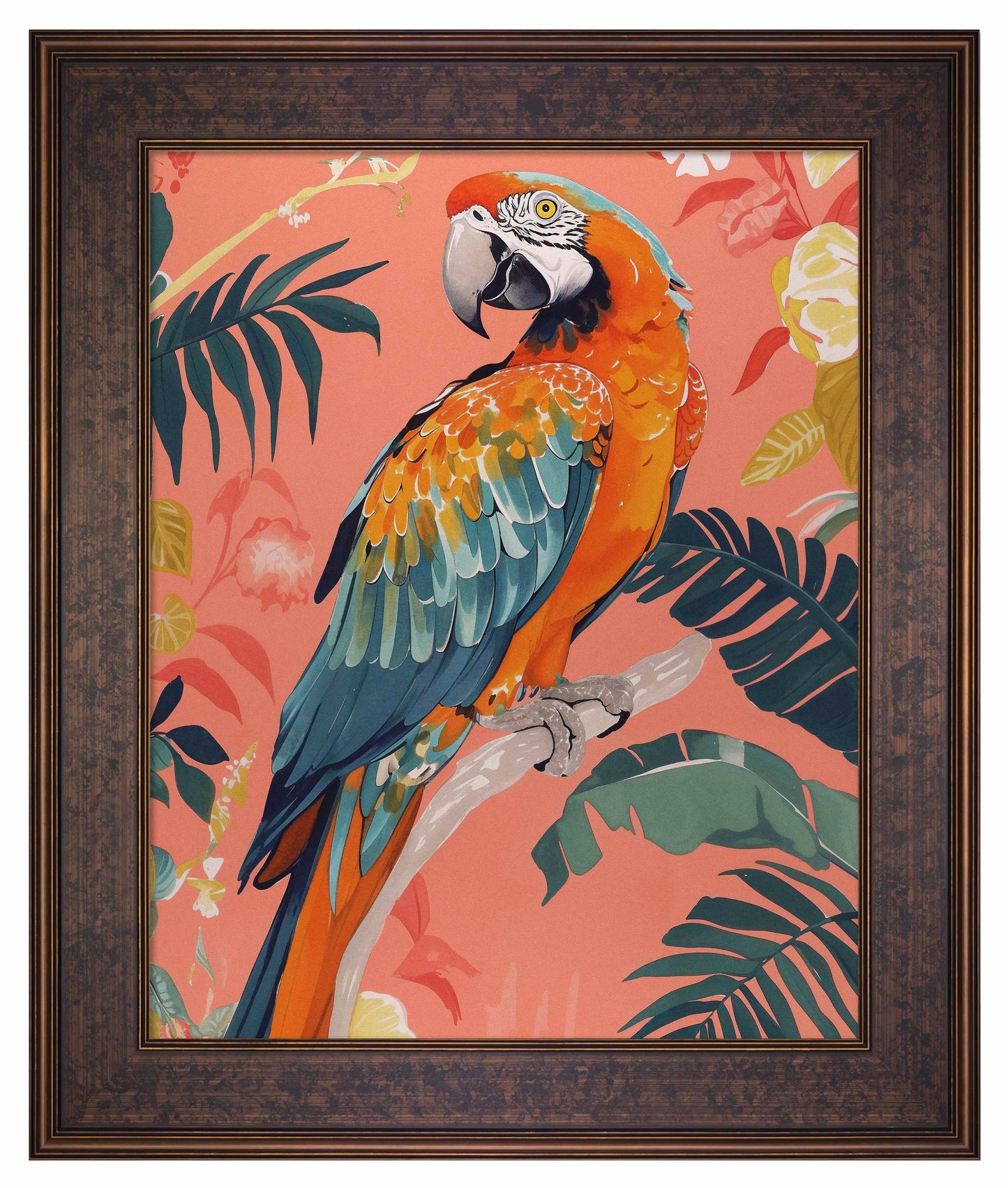 Vibrant Echoes - Macaw - Limited Edition Canvas