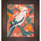 Lemon Grove Serenade - Cockatoo Amidst Citrus Blooms - Limited Edition Canvas