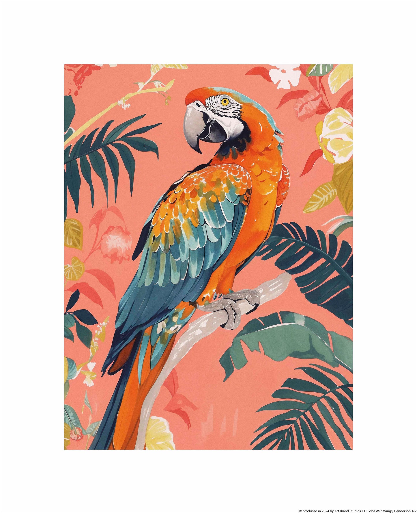 Vibrant Echoes - Macaw - Art Prints