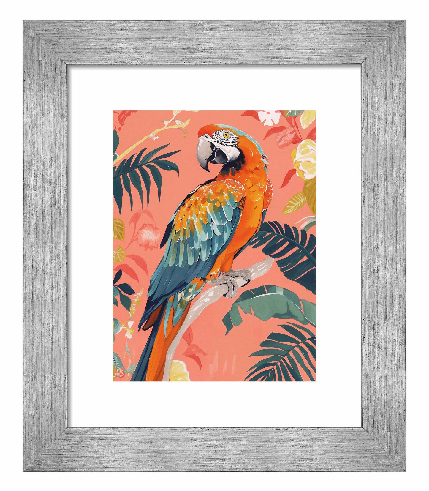 Vibrant Echoes - Macaw - Art Prints