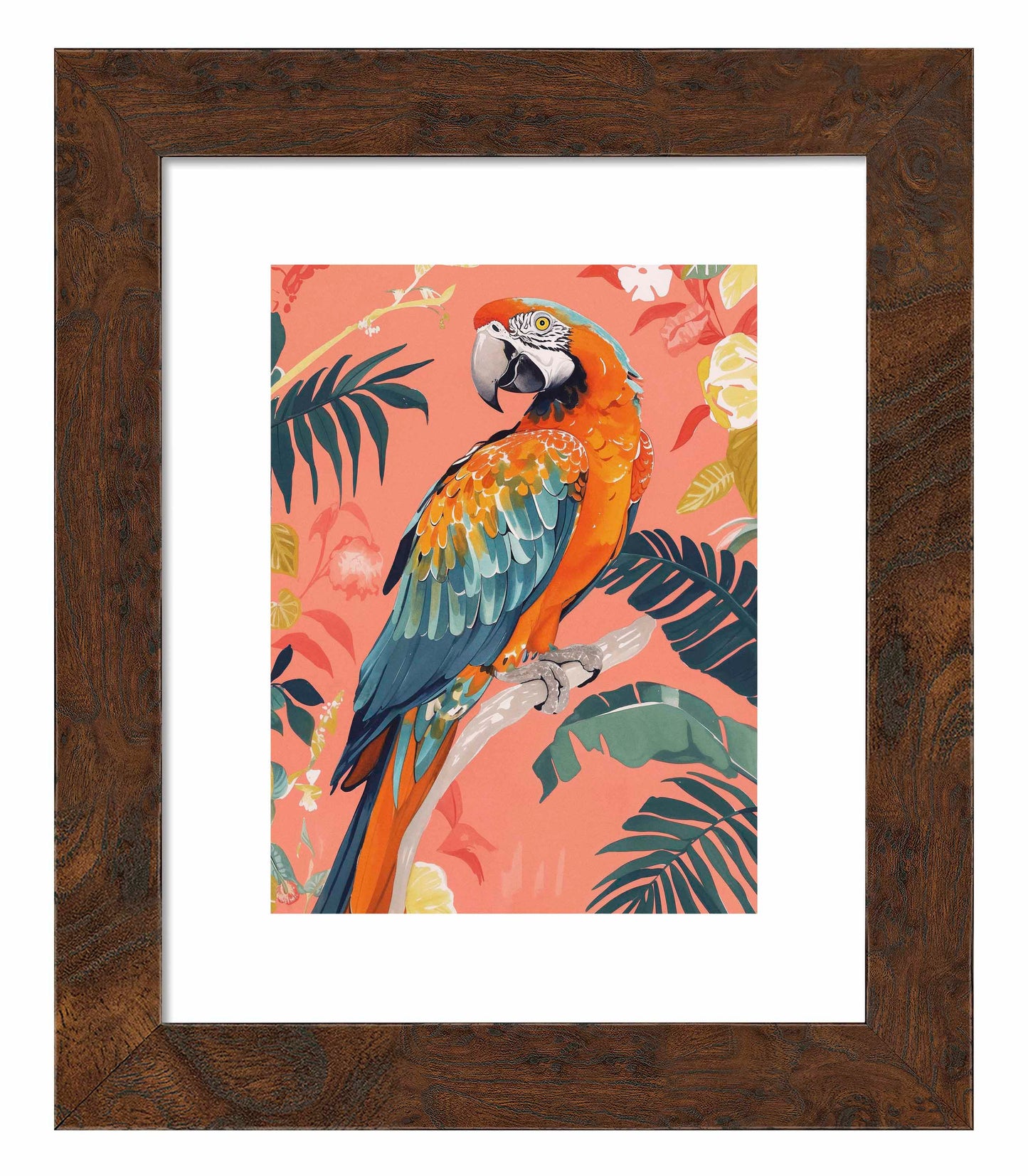 Vibrant Echoes - Macaw - Art Prints