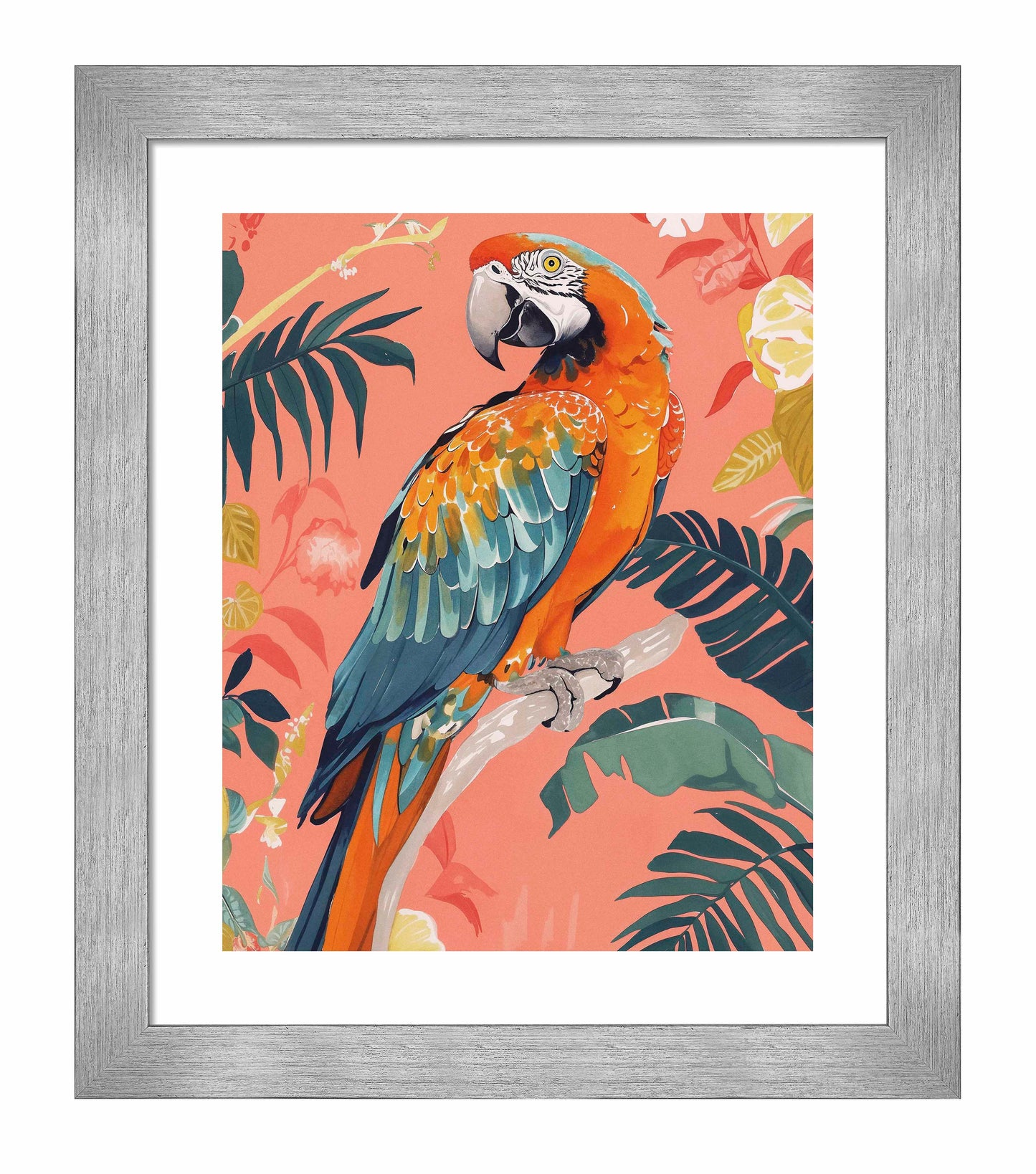 Vibrant Echoes - Macaw - Art Prints