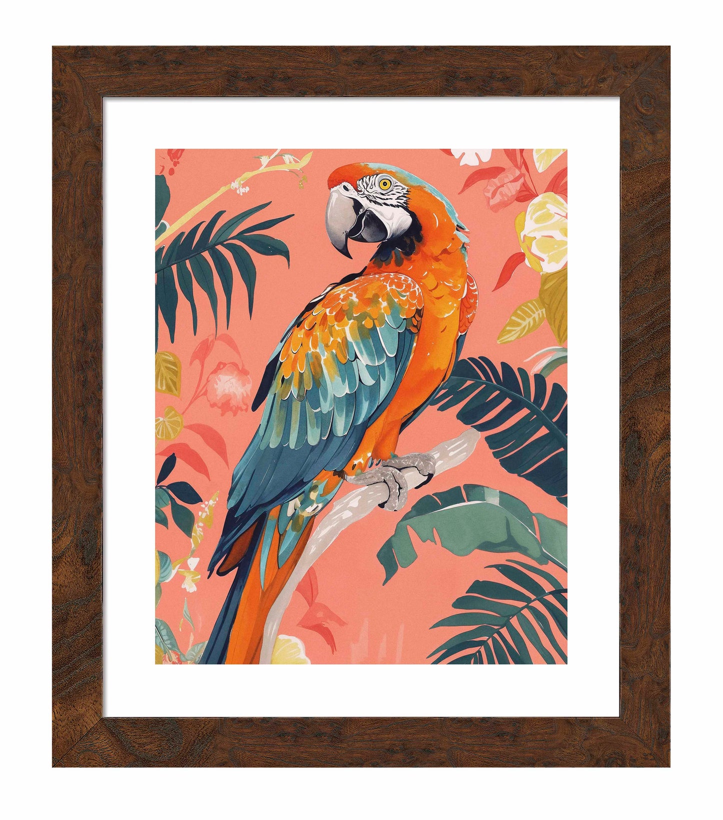 Vibrant Echoes - Macaw - Art Prints