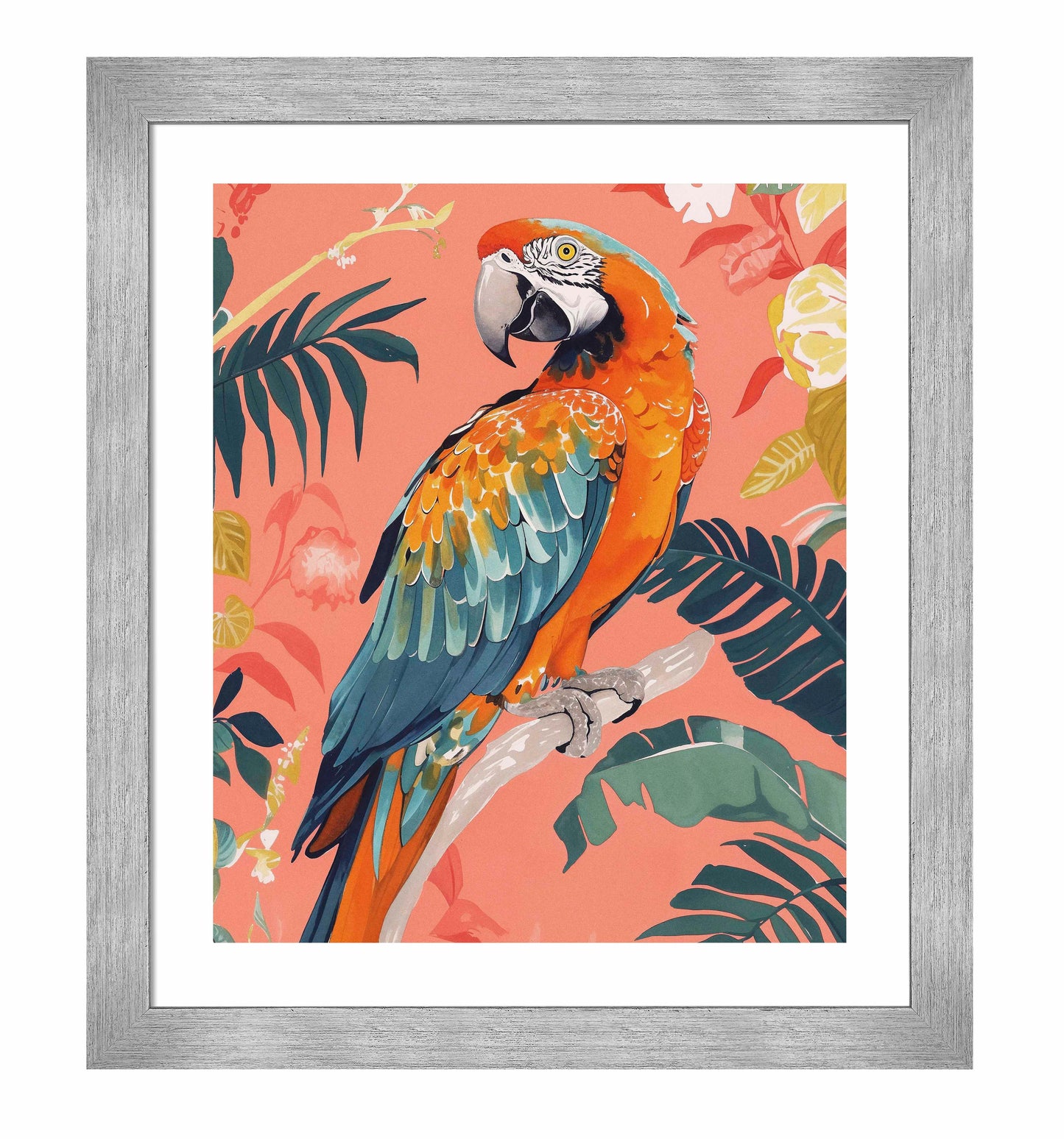 Vibrant Echoes - Macaw - Art Prints