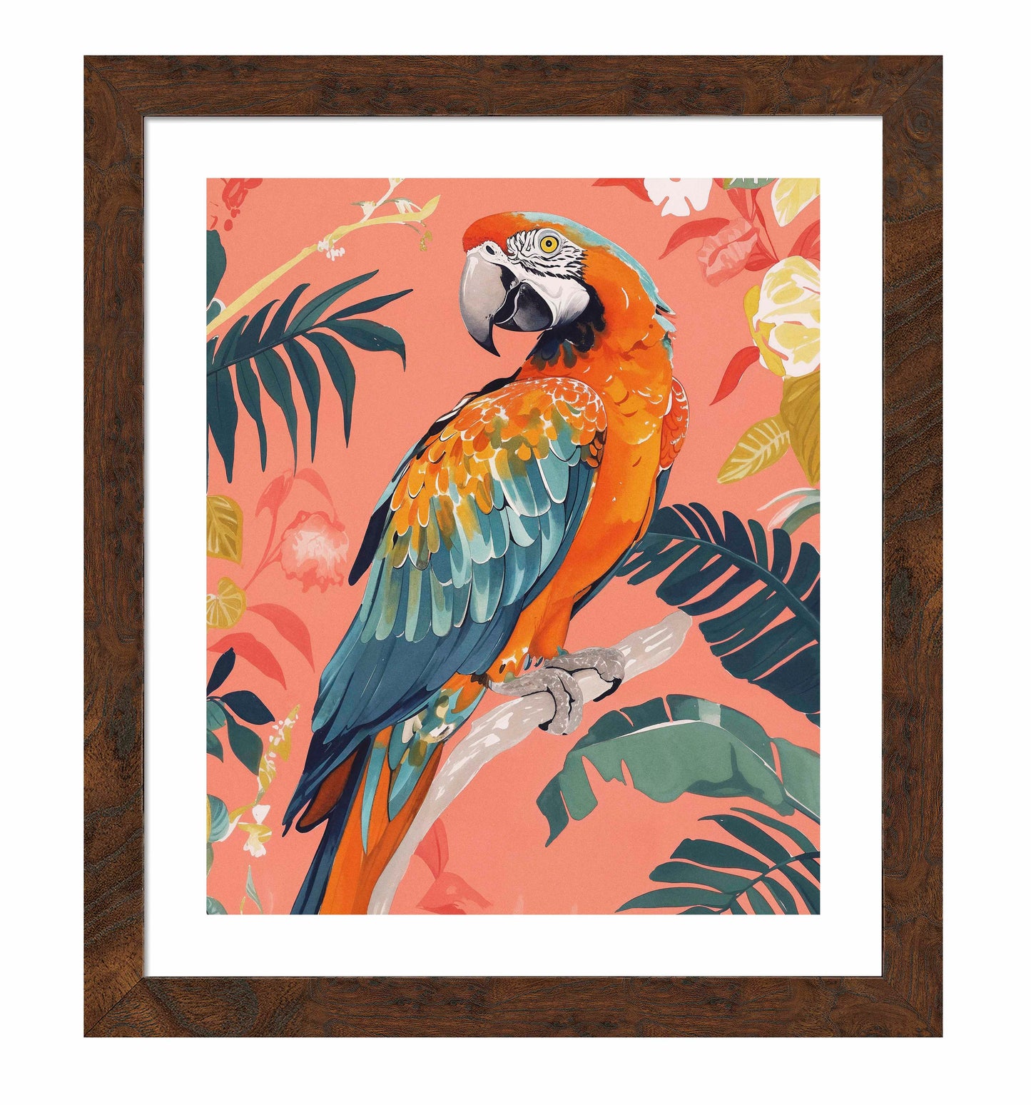 Vibrant Echoes - Macaw - Art Prints