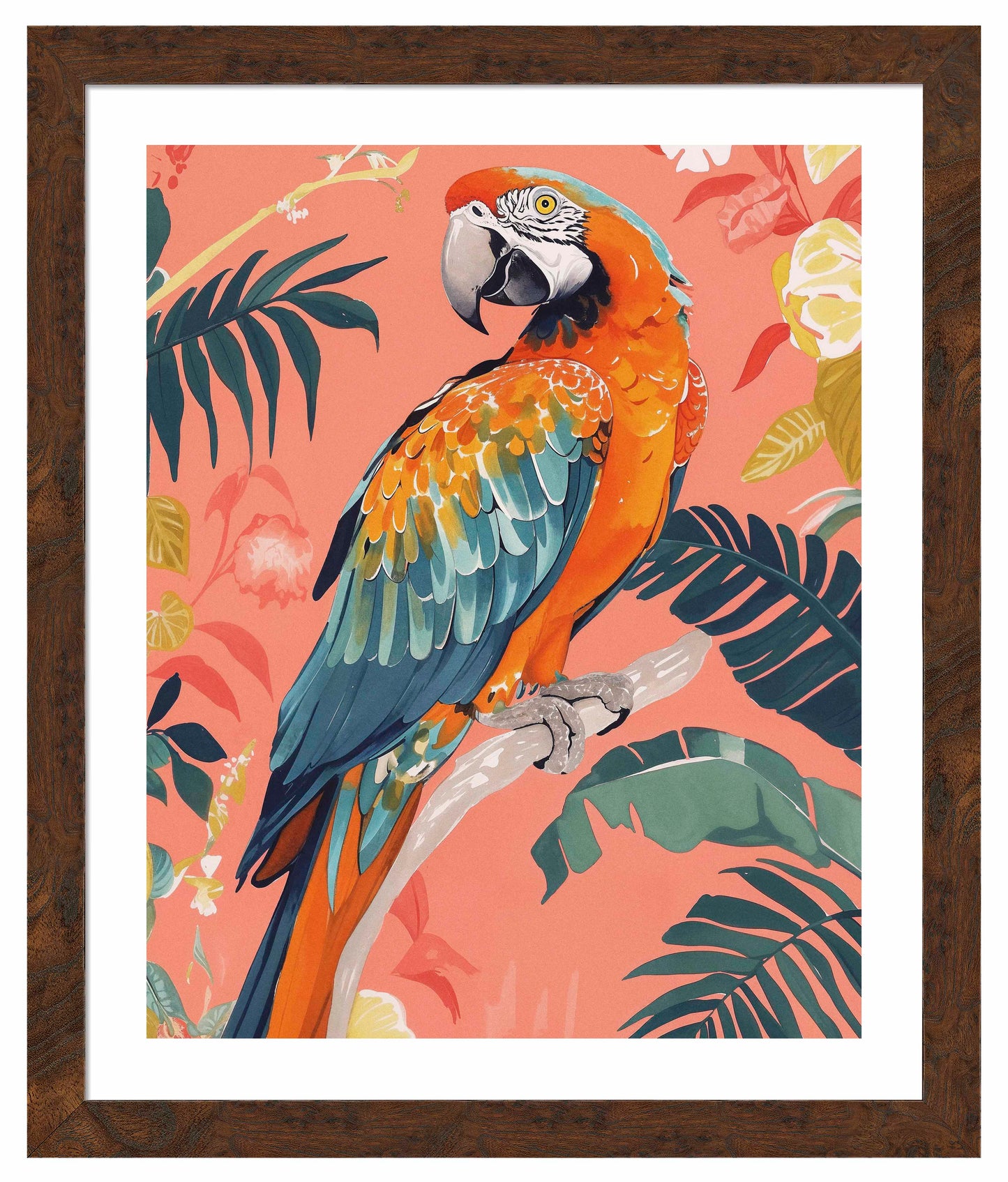 Vibrant Echoes - Macaw - Art Prints