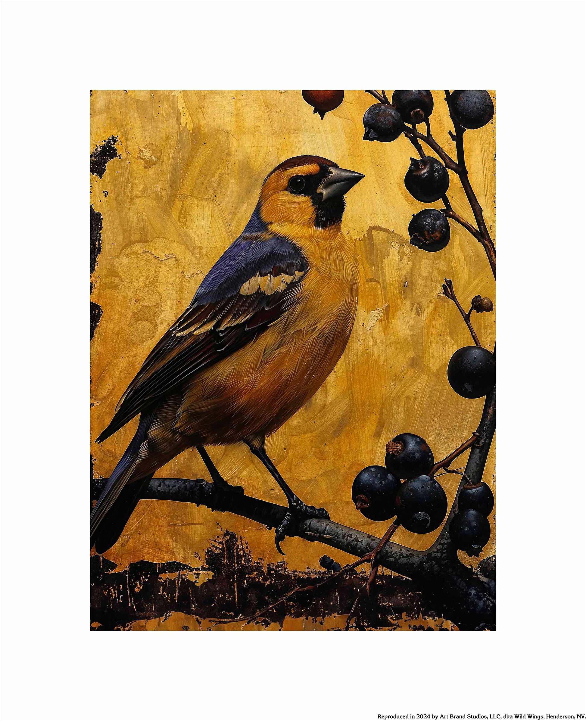 174742_GFT Gilded Harmony - Finch Among Berries  9X12 Paper Print.jpg
