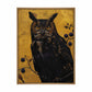 Golden Gaze - Great Horned Owl Among Berries - Gallery Wrapped Canvas