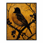 Golden Twilight - Warbler Among Berries - Gallery Wrapped Canvas