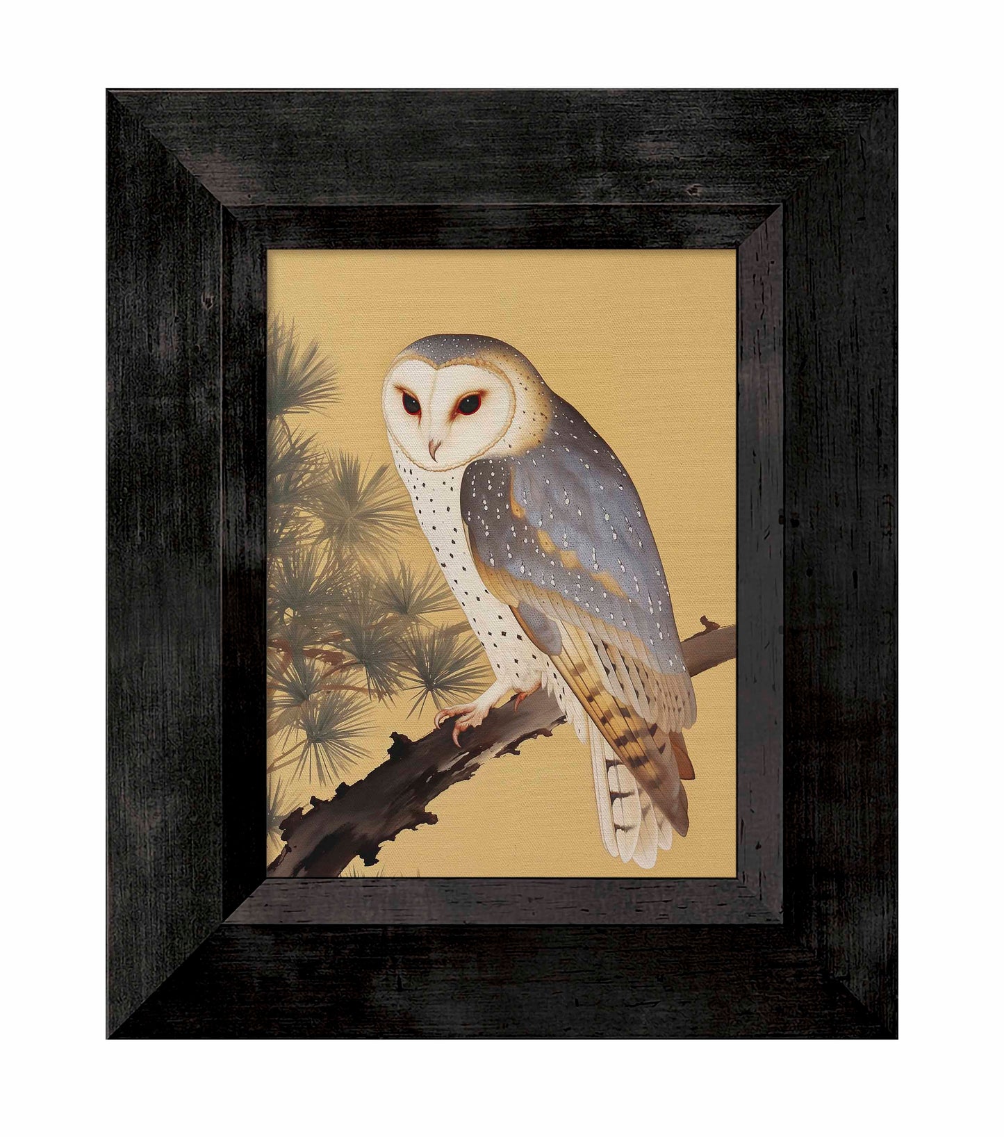 Nocturnal Whisper - Barn Owl in Pine Glade - Limited Edition Canvas