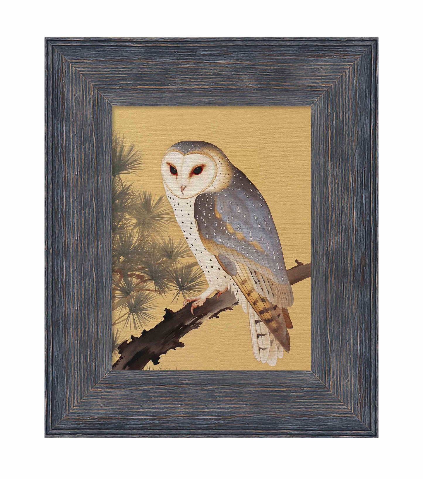 Nocturnal Whisper - Barn Owl in Pine Glade - Limited Edition Canvas