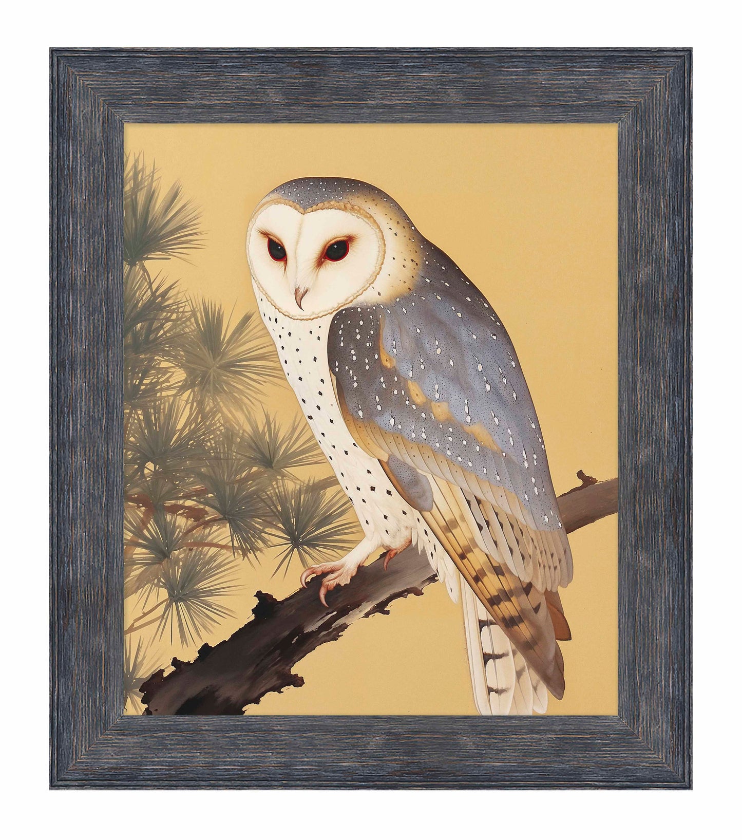 Nocturnal Whisper - Barn Owl in Pine Glade - Limited Edition Canvas
