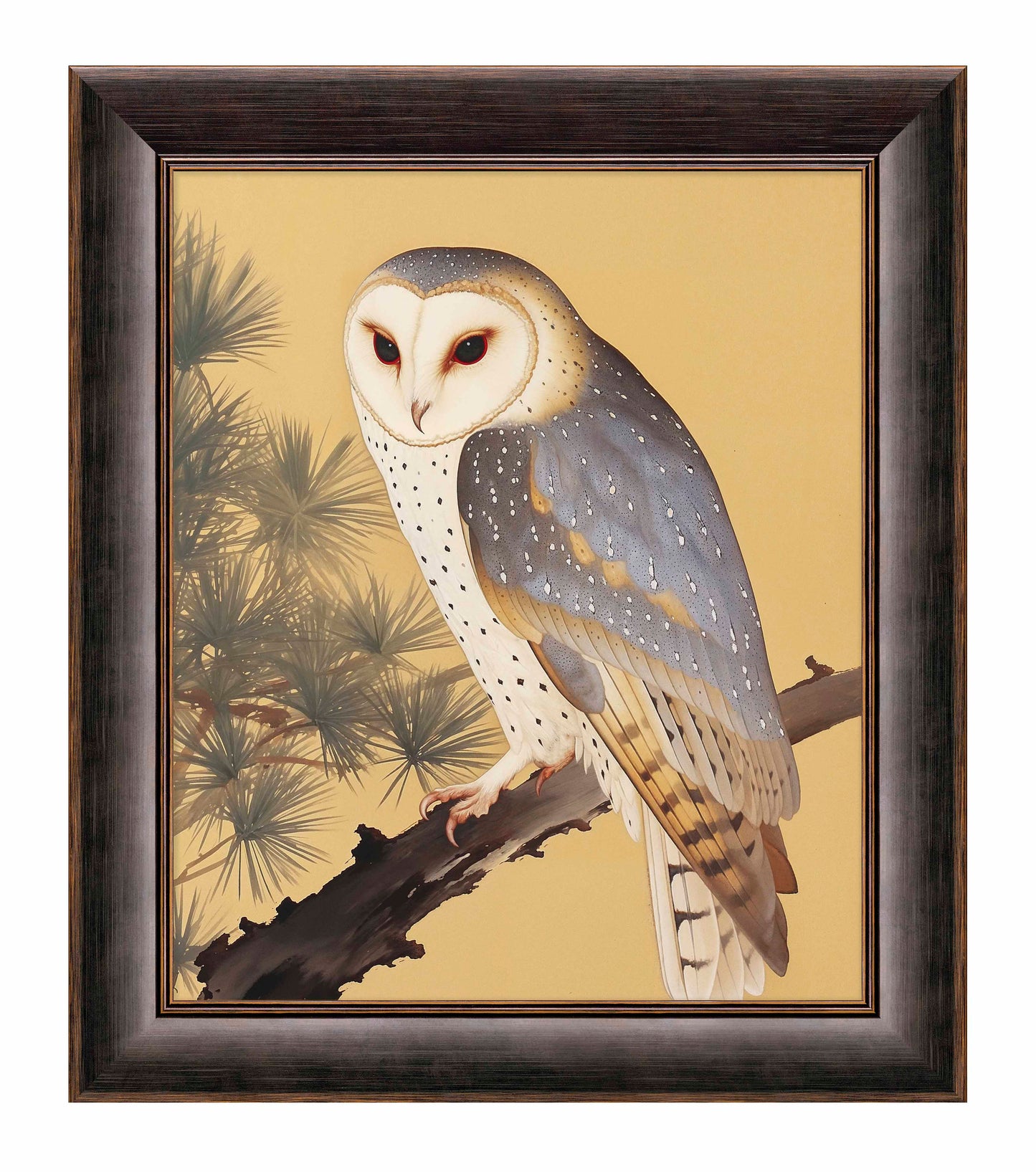 Nocturnal Whisper - Barn Owl in Pine Glade - Limited Edition Canvas