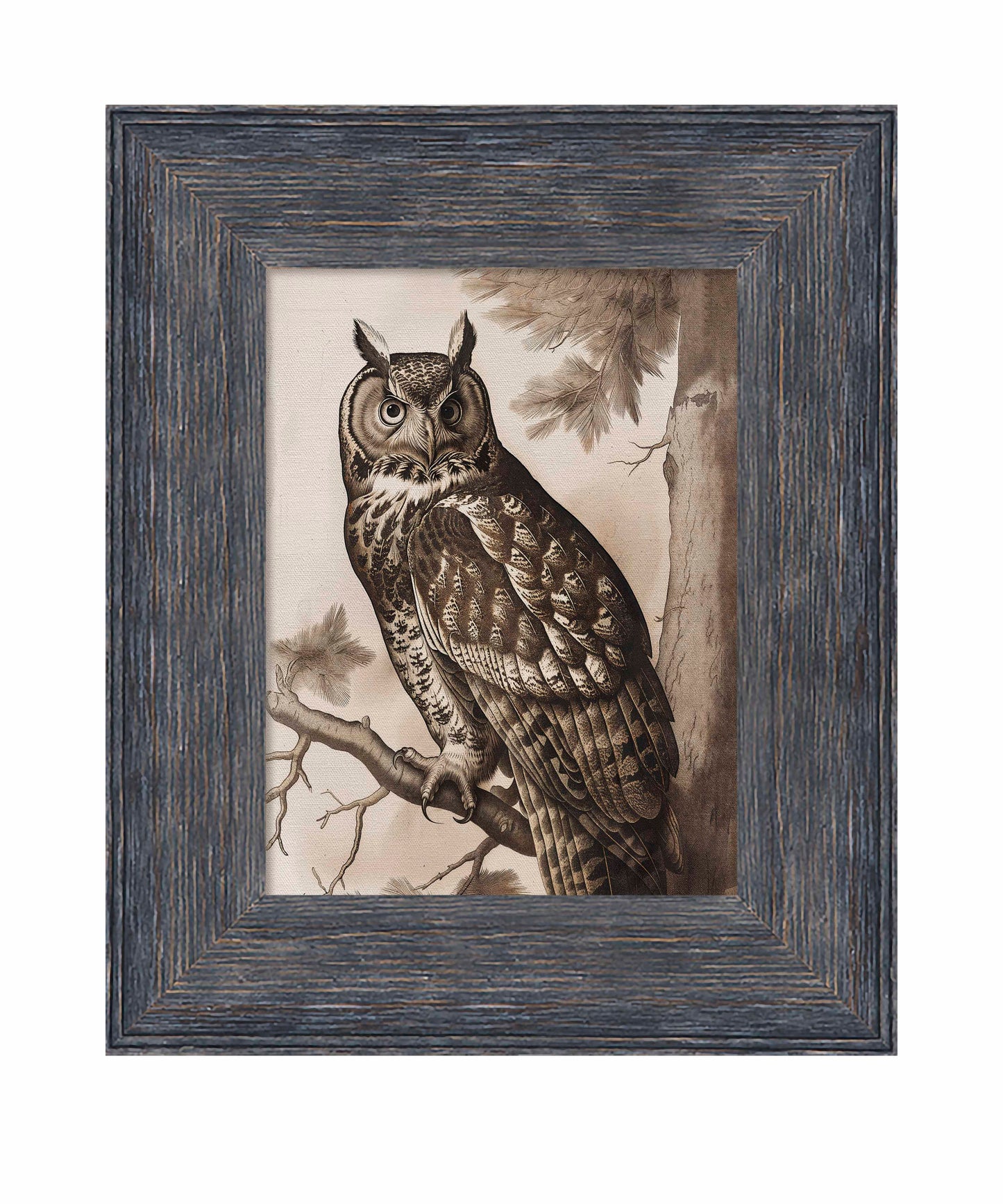 Silent Guardian - Great Horned Owl - Limited Edition Canvas