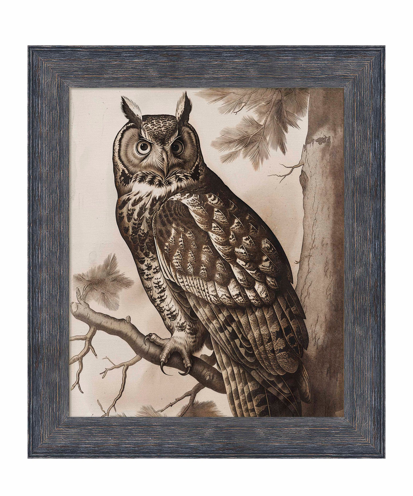 Silent Guardian - Great Horned Owl - Limited Edition Canvas